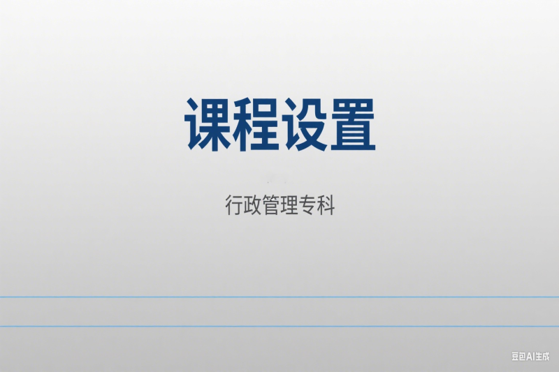 2024秋季开放专科行政管理