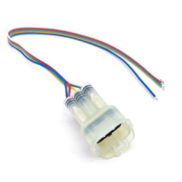 SUMITOMO 6189-6171 Connector to open end, 4-pin flat cable.