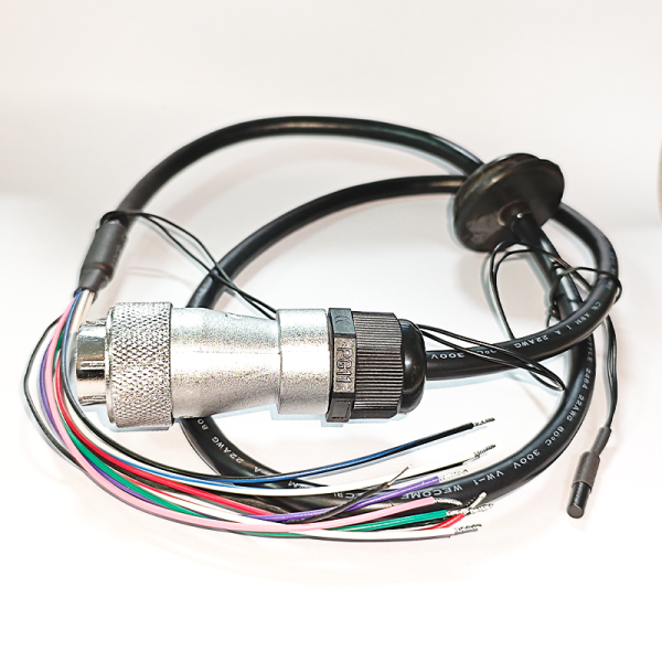 2.HRS horse quick connector M12 male and female connector HR10A-10P-12S with wire shipping
